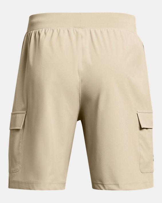 Men's UA Stretch Woven Cargo Shorts, Brown, pdpMainDesktop image number 5